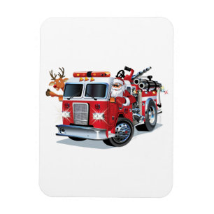 Tecknad Julbil Magnet