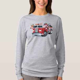 Tecknad Julbil T Shirt