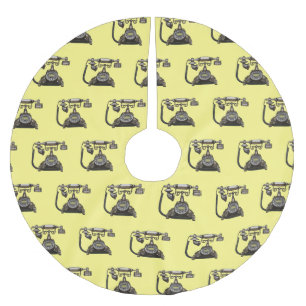 Tecknad Julgransmatta Borstad Polyester