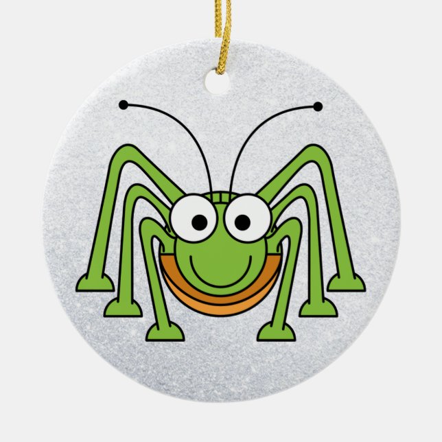 tecknad julgransprydnad keramik (Framsidan)