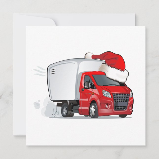 Tecknad julhälsningskort (Framsida)