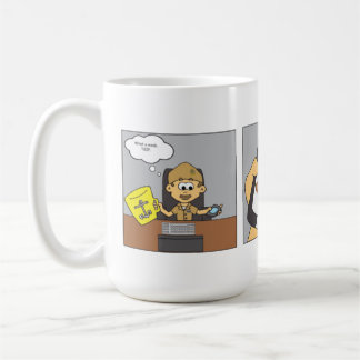 Tecknad kaffe Kopp