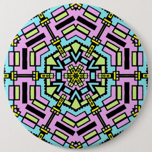 Tecknad Kaleidoscope - kolossal Knapp