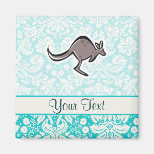 Tecknad Kangaroo Magnet