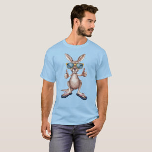 Tecknad Kangaroo T Shirt