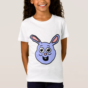 Tecknad kanin huvud t shirt