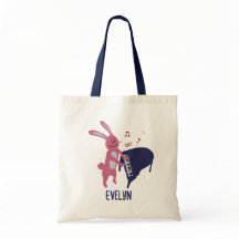 Tecknad kanin som spelar piano, personlig