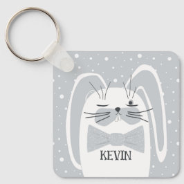 Tecknad kanin, symbol 2023. nyckelring