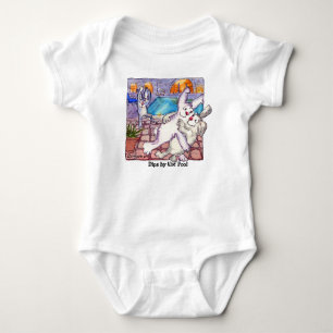 Tecknad Kaniner "Dips by Bassäng" baby Tee Shirt