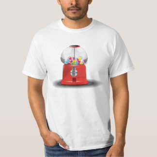 Tecknad karamellmaskin tee