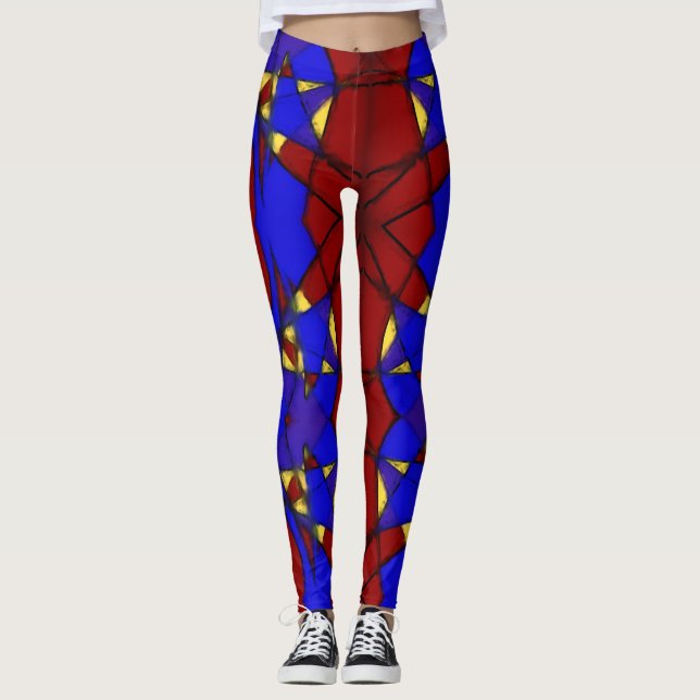 Tecknad Kärlek Leggings (Framsida)