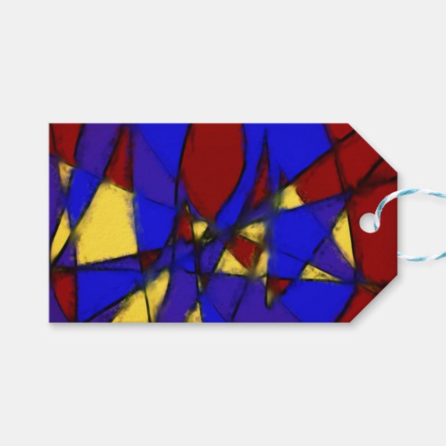 Tecknad Kärlek Presentetikett (Framsidan (Horisontell))