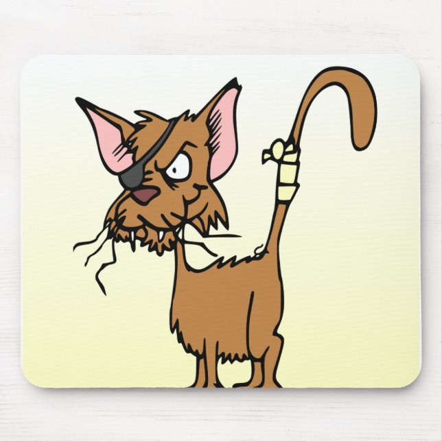 Tecknad Katt Musmatta (Framsidan)