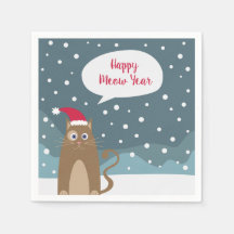 Tecknad kattunge, jultomatkatt