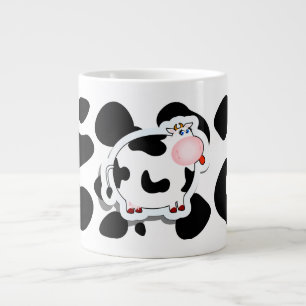 Tecknad ko, mugg jumbo mugg