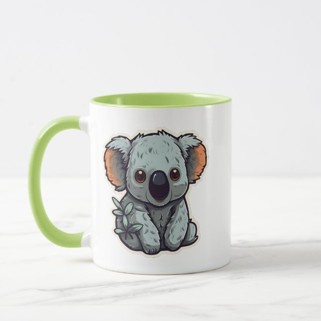 TECKNAD KOALA BEAR MUGG (Vänster)