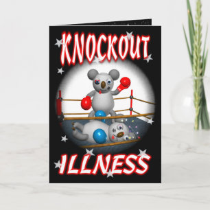 Tecknad Koala Boxer Hämta bra kort