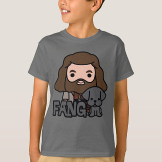 Tecknad konst av Hagrid och Fang T-shirt