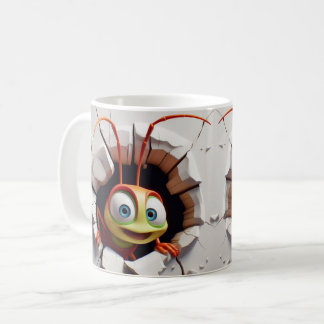 Tecknad Kopp Inspirerad Av Ett Insects Liv