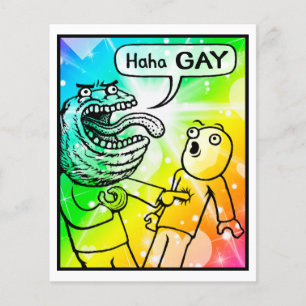 Tecknad-kort nr 1104 GayArt-utskrift