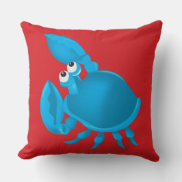 Tecknad krabba kudde