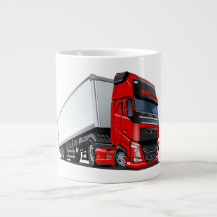 Tecknad lastbil jumbo mugg
