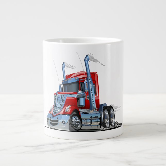 Tecknad lastbil jumbo mugg (Framsidan)