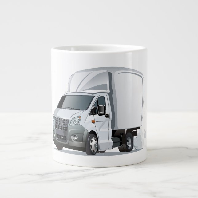 Tecknad lastbil jumbo mugg (Framsidan)
