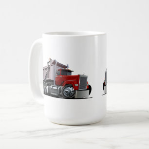 Tecknad lastbil kaffe mugg