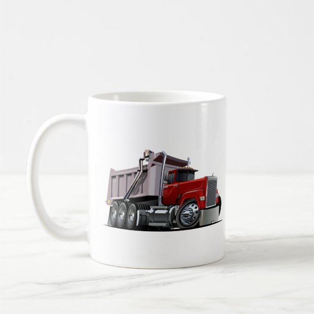Tecknad lastbil kaffe mugg (Vänster)