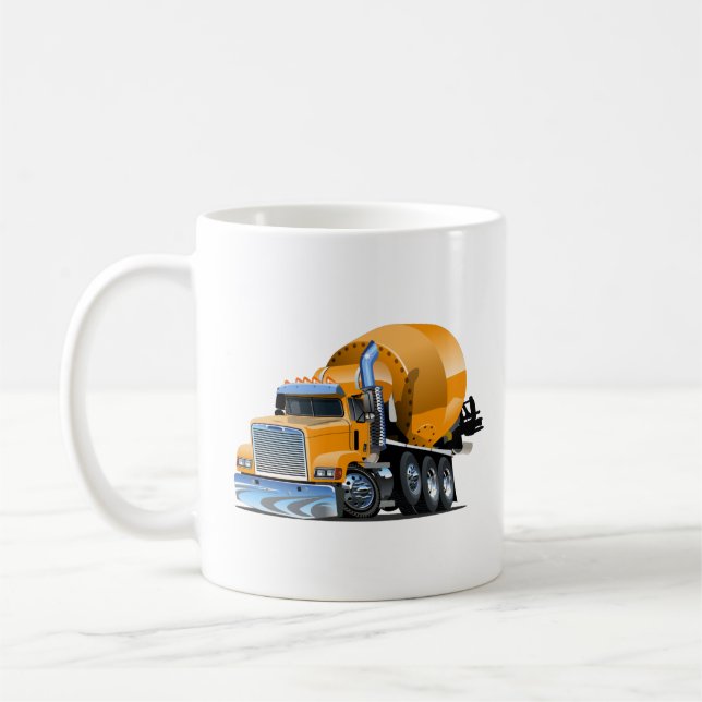 Tecknad lastbil kaffemugg (Vänster)