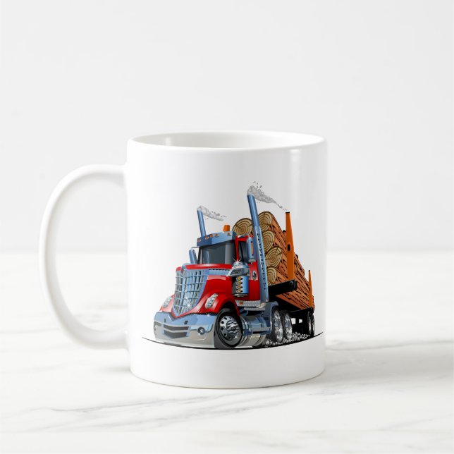 Tecknad lastbil kaffemugg (Vänster)