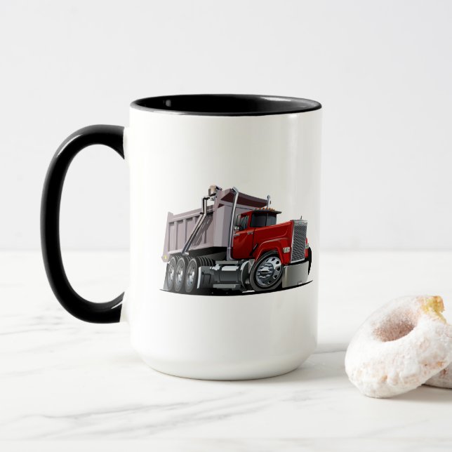 Tecknad lastbil mugg (Med munk)