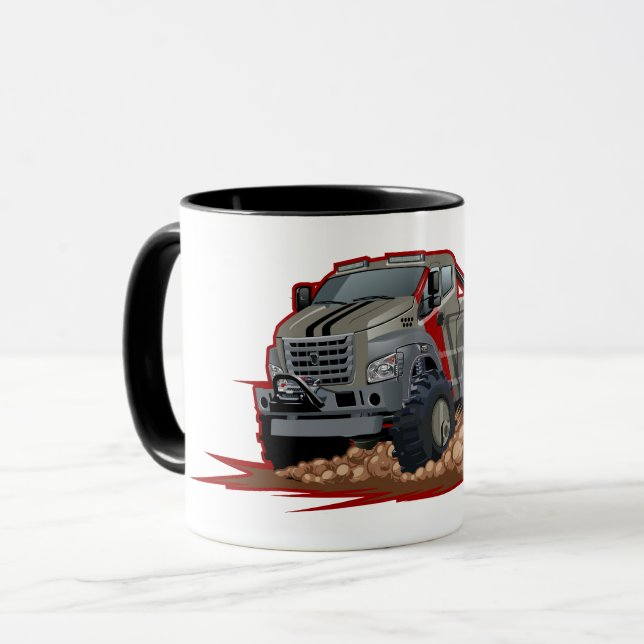 Tecknad lastbil mugg (Framsida vänster)