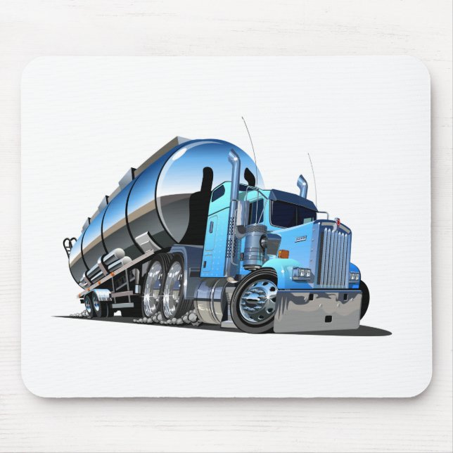 Tecknad lastbil musmatta (Framsidan)