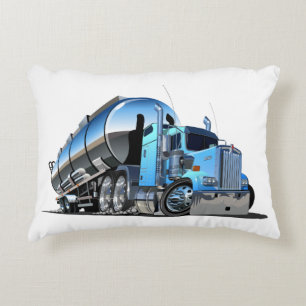 Tecknad lastbil prydnadskudde