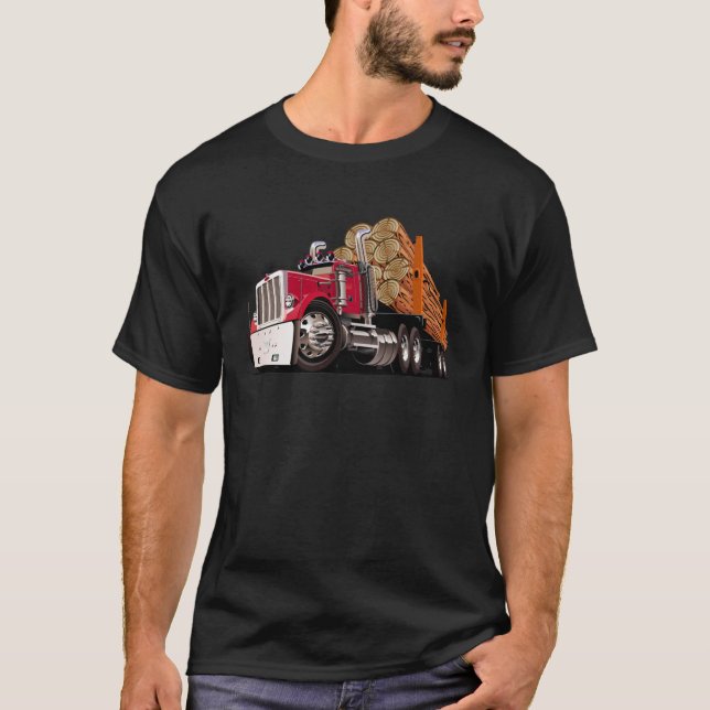 Tecknad lastbil t shirt (Framsida)