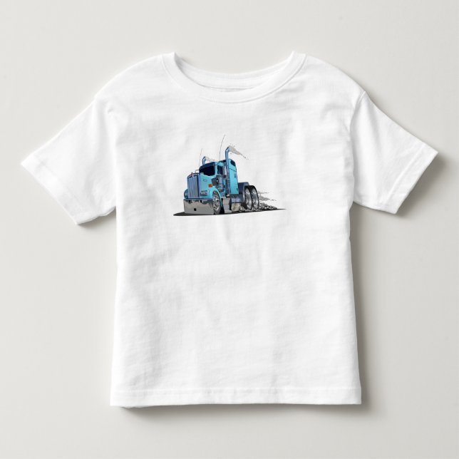 Tecknad lastbil t shirt (Framsida)