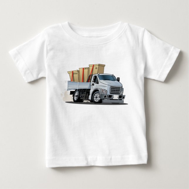 Tecknad lastbil t shirt (Framsida)