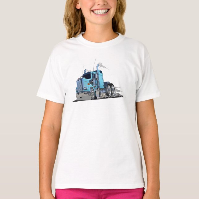 Tecknad lastbil t shirt (Framsida)