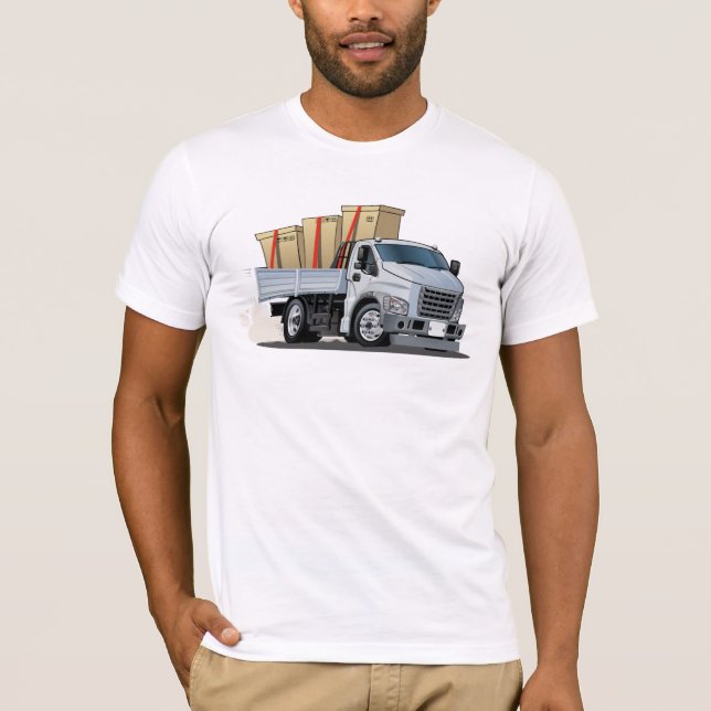 Tecknad lastbil t shirt (Framsida)