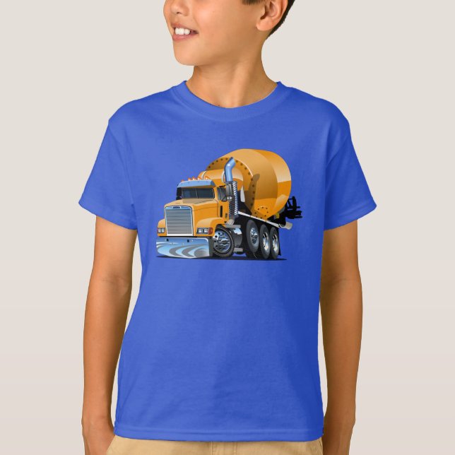 Tecknad lastbil t shirt (Framsida)