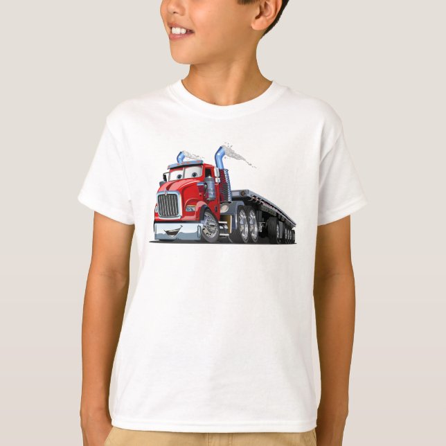 Tecknad lastbil t shirt (Framsida)