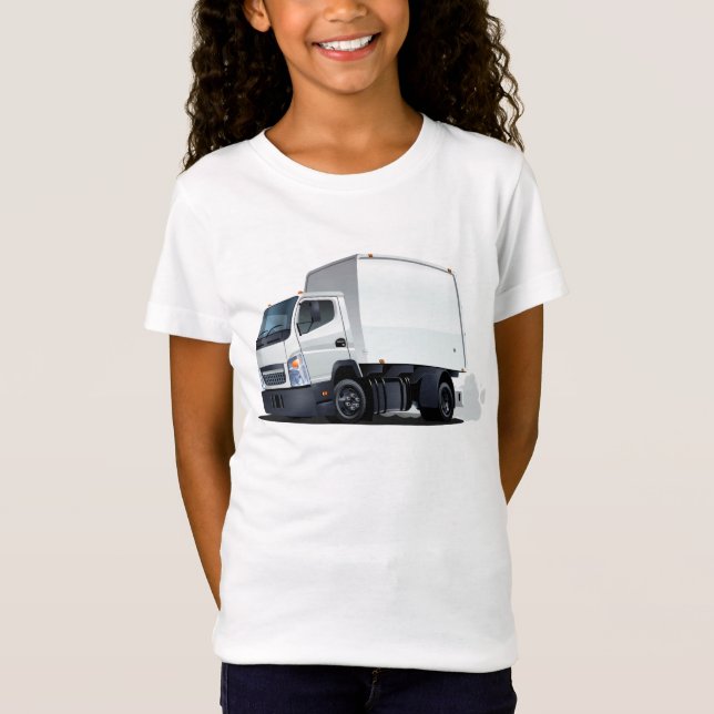 Tecknad lastbil t shirt (Framsida)