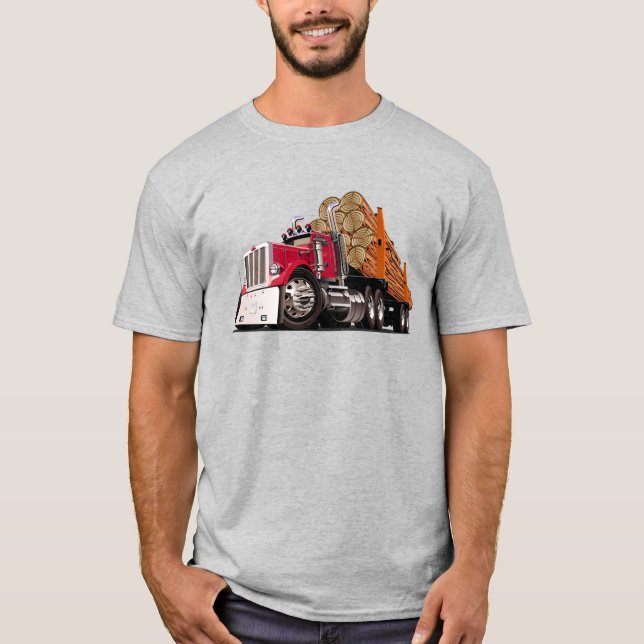 Tecknad lastbil t shirt (Framsida)