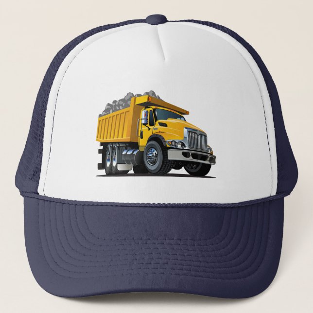 Tecknad lastbil truckerkeps (Framsida)