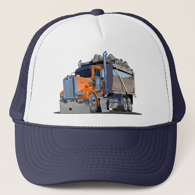 Tecknad lastbil truckerkeps (Framsida)
