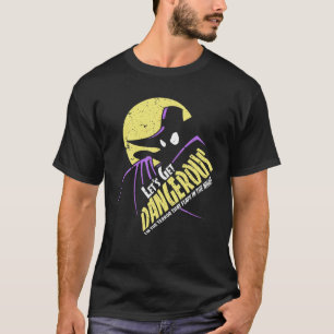 Tecknad Låt oss Hämta farligt Noir T Shirt