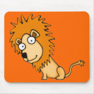 Tecknad lejona Mousepad Musmatta