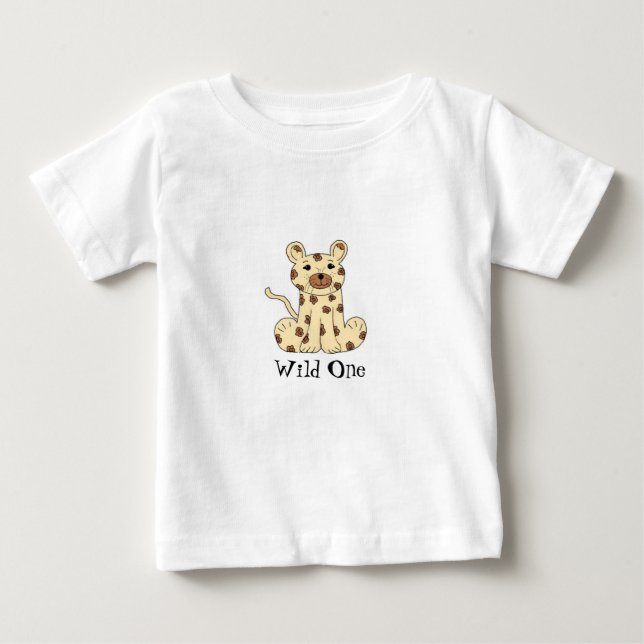 Tecknad leopard - Vild enstöring Tee (Framsida)